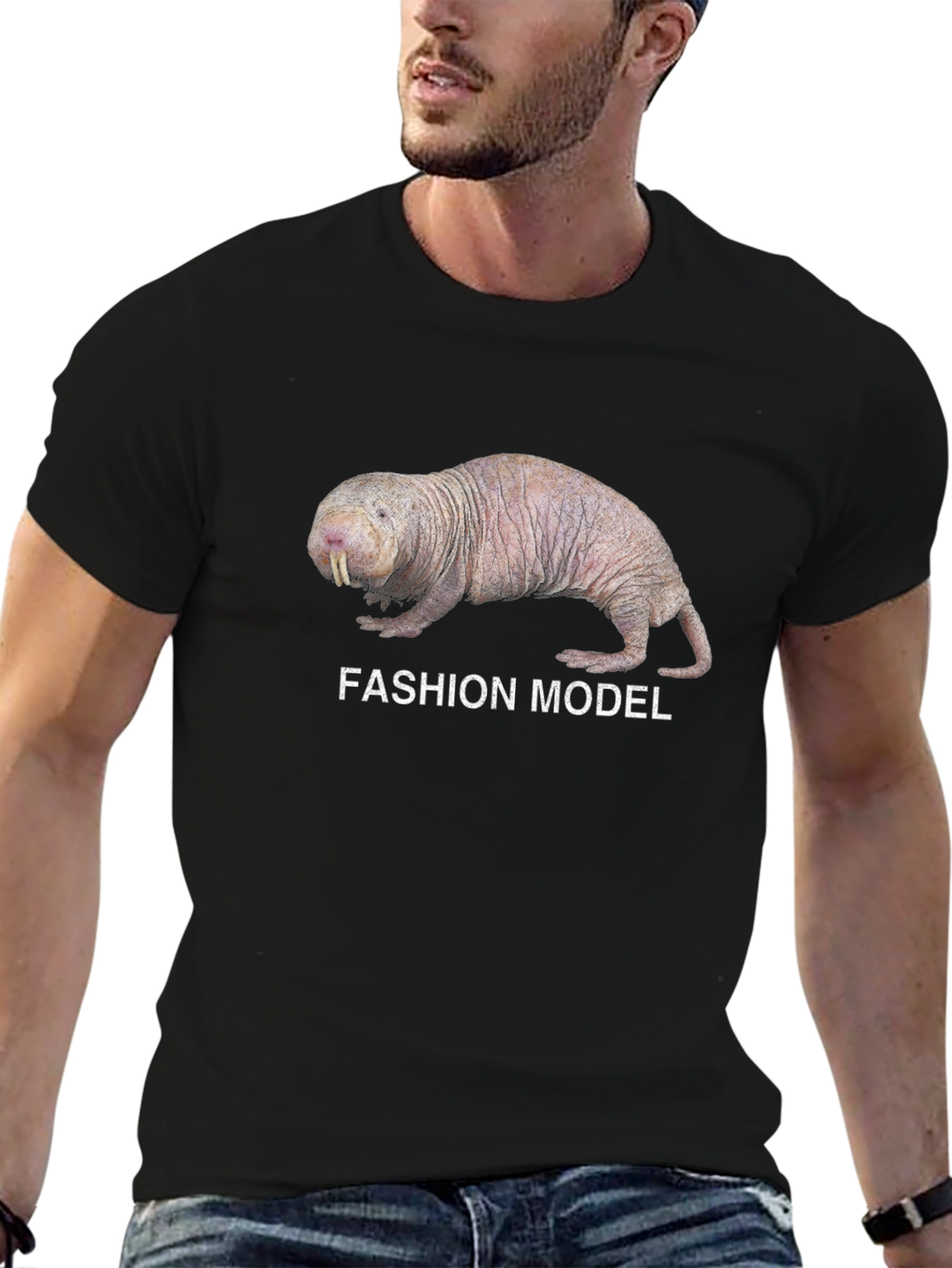 Naked Mole Rat Fashion Model T-Shirt