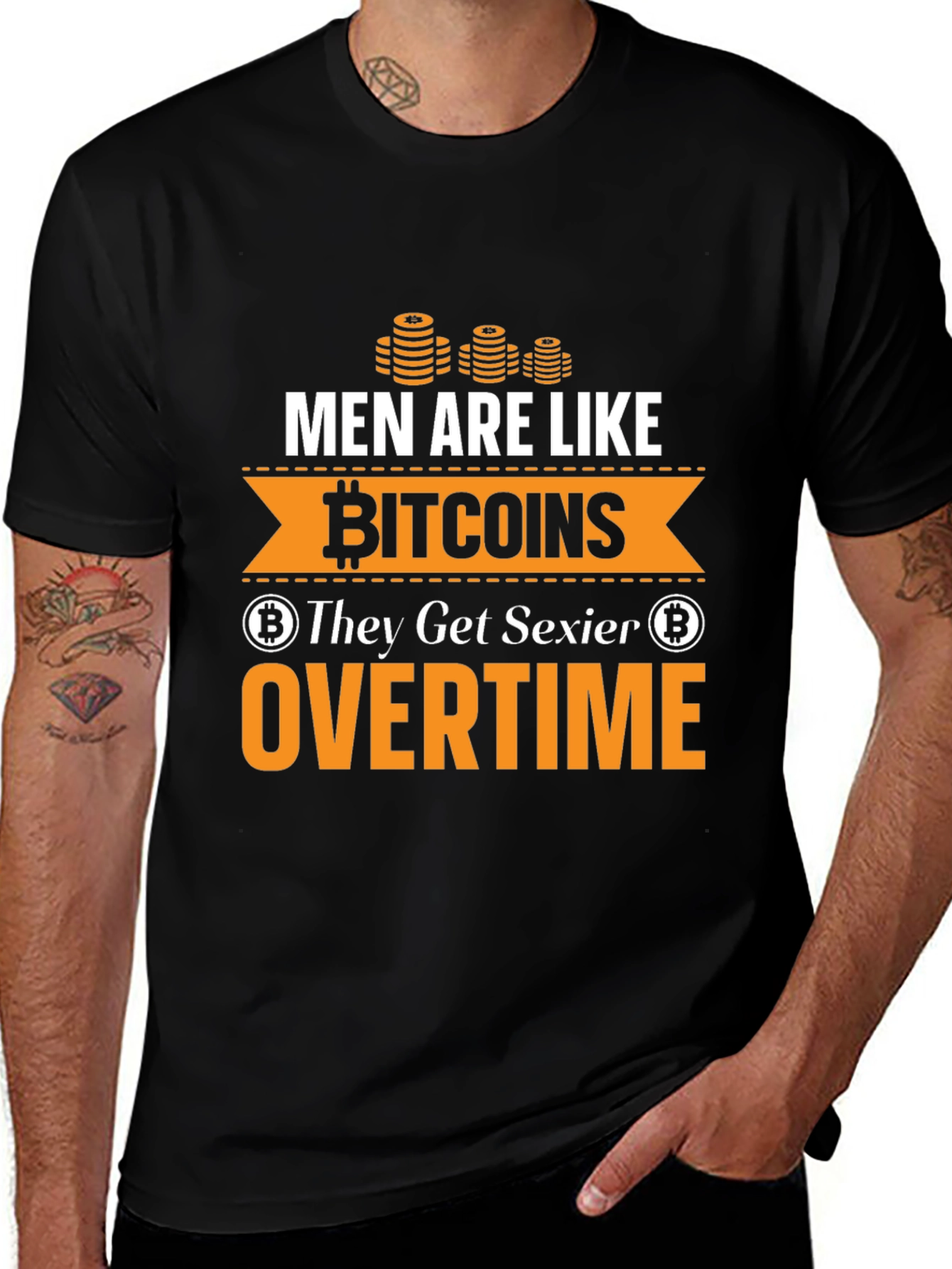 Men Are Like Bitcoins T-Shirt