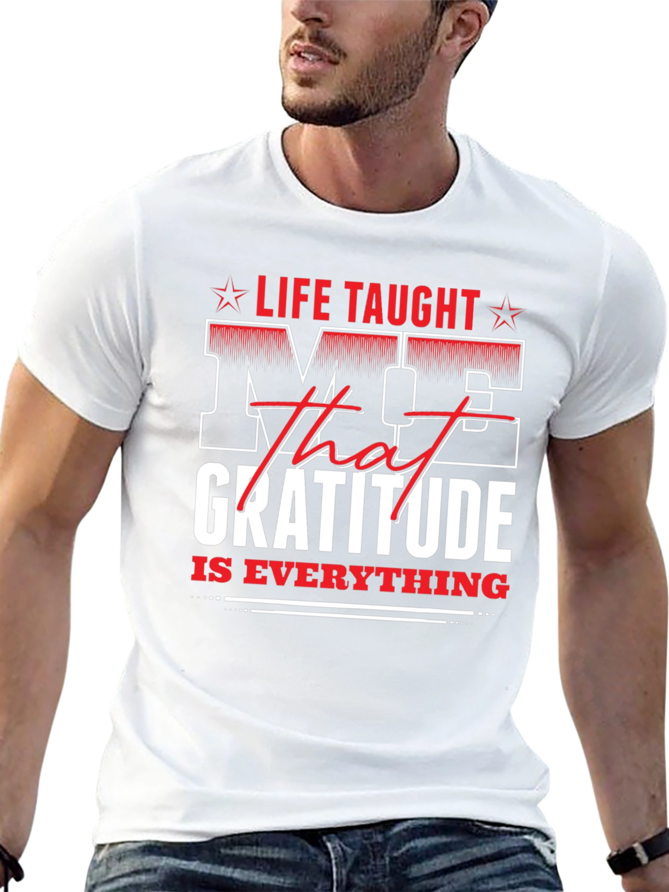 Life Taught Me Gratitude Graphic Tee
