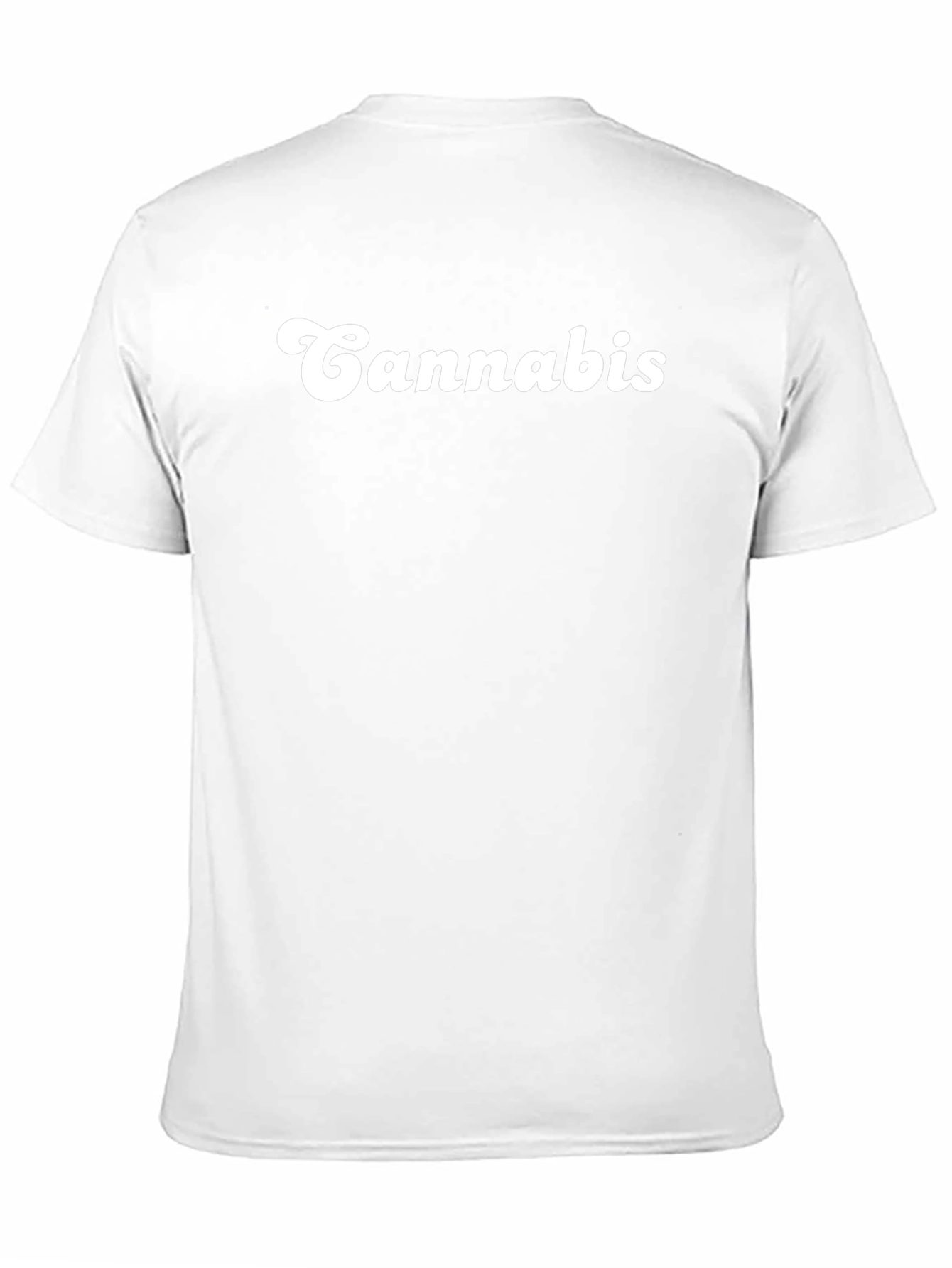 Cannabis Retro Graphic T-Shirt - Classic Black