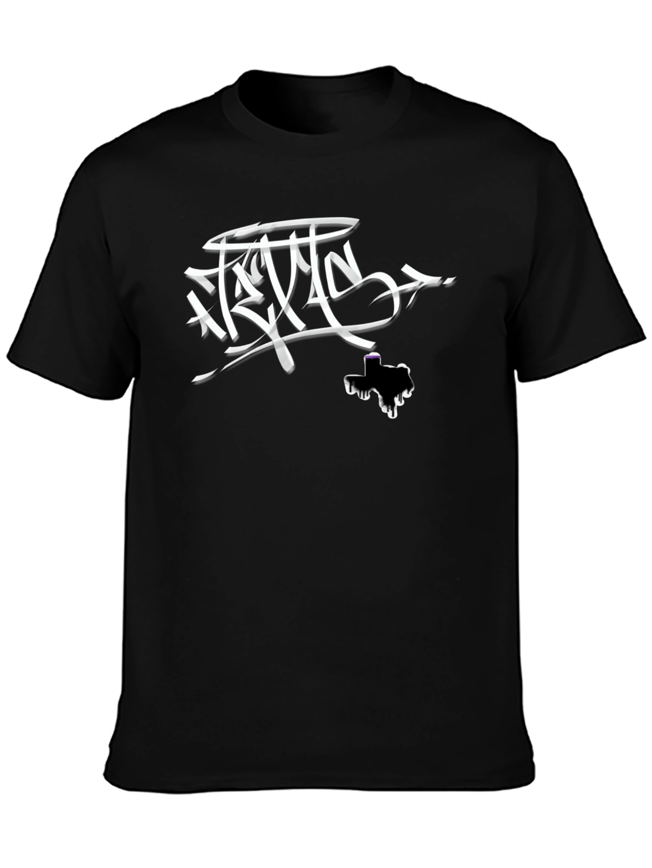 Texas Drip Graphic T-Shirt - Stylish Black Tee