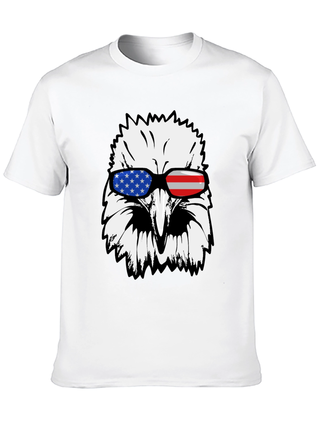 American Eagle USA Flag Sunglasses Graphic T-Shirt