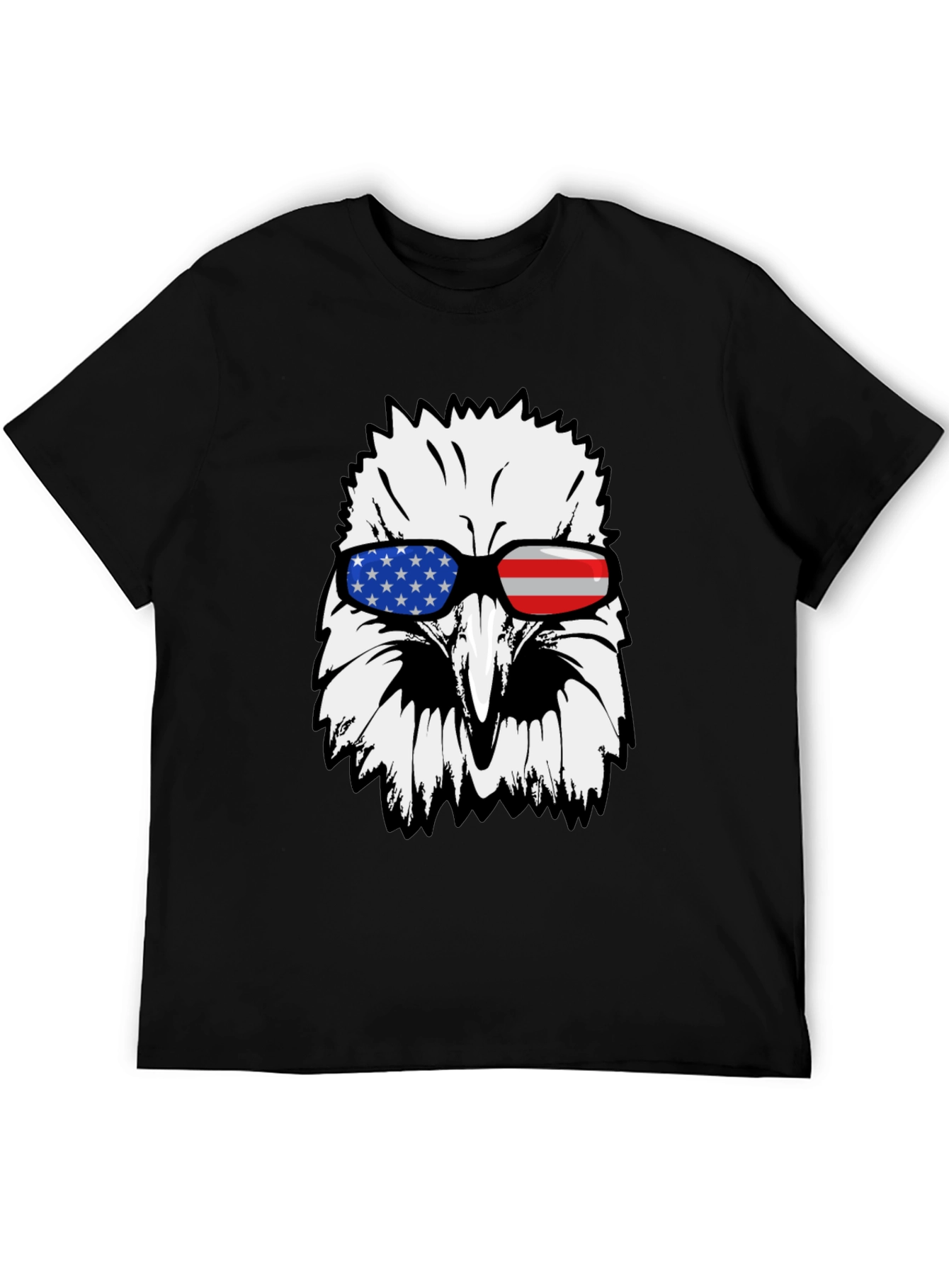 American Eagle USA Flag Sunglasses Graphic T-Shirt
