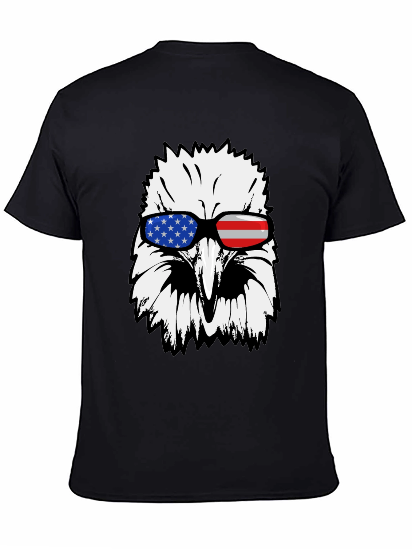 American Eagle USA Flag Sunglasses Graphic T-Shirt