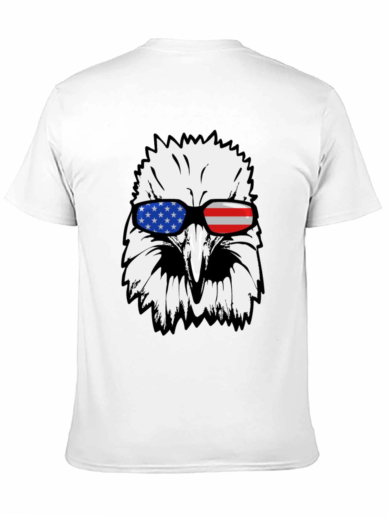 American Eagle USA Flag Sunglasses Graphic T-Shirt