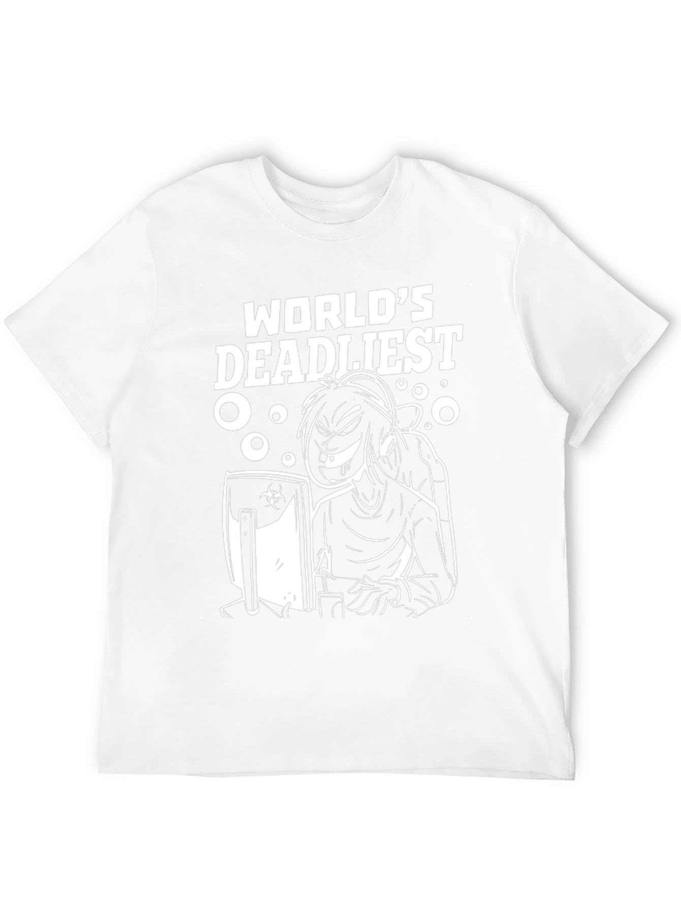 Worlds Deadliest Gamer Graphic T-Shirt - Black