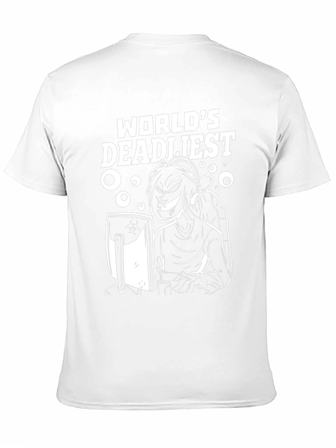 Worlds Deadliest Gamer Graphic T-Shirt - Black