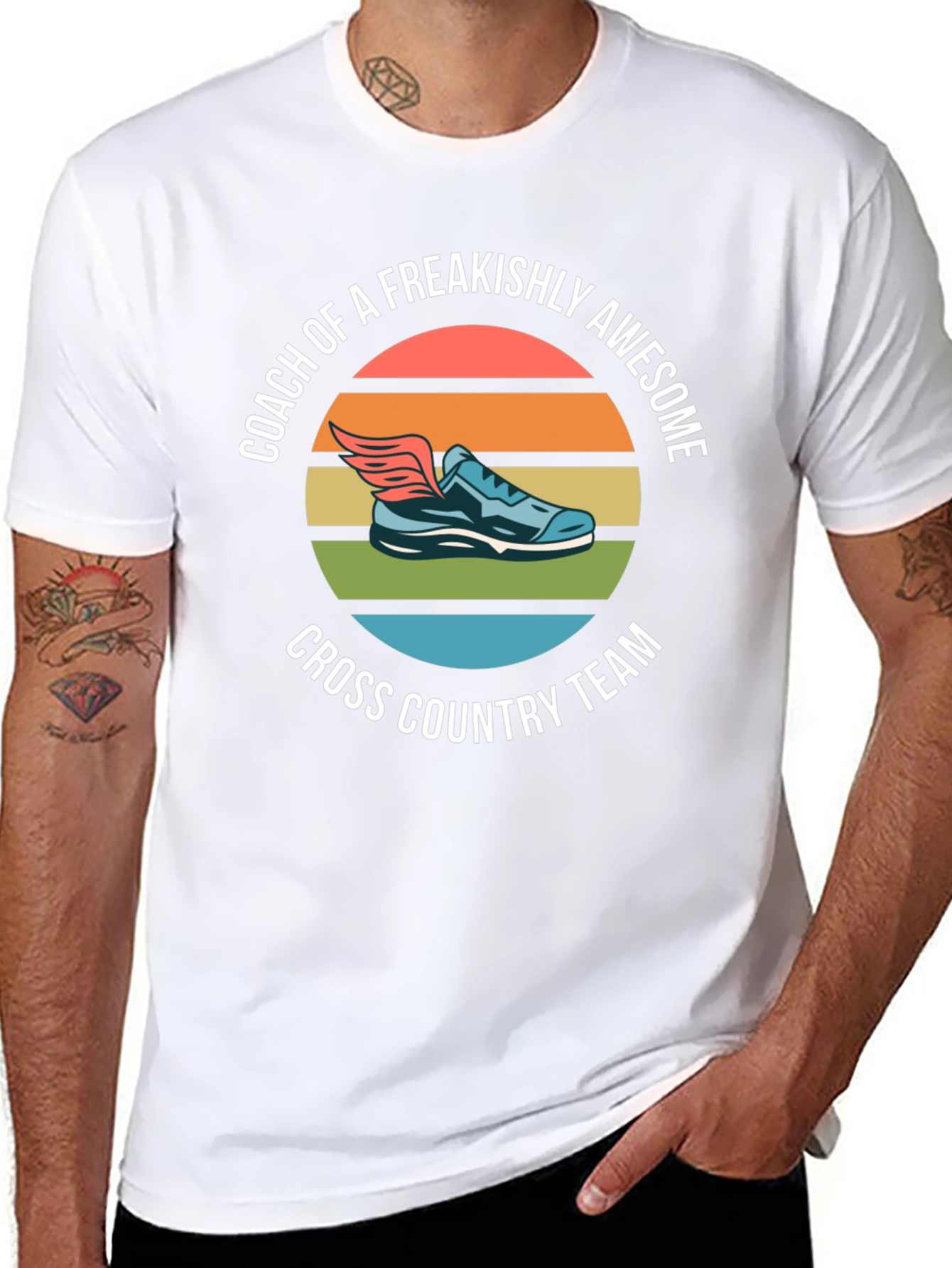 Coach of a Freakishly Awesome Cross Country Team T-Shirt