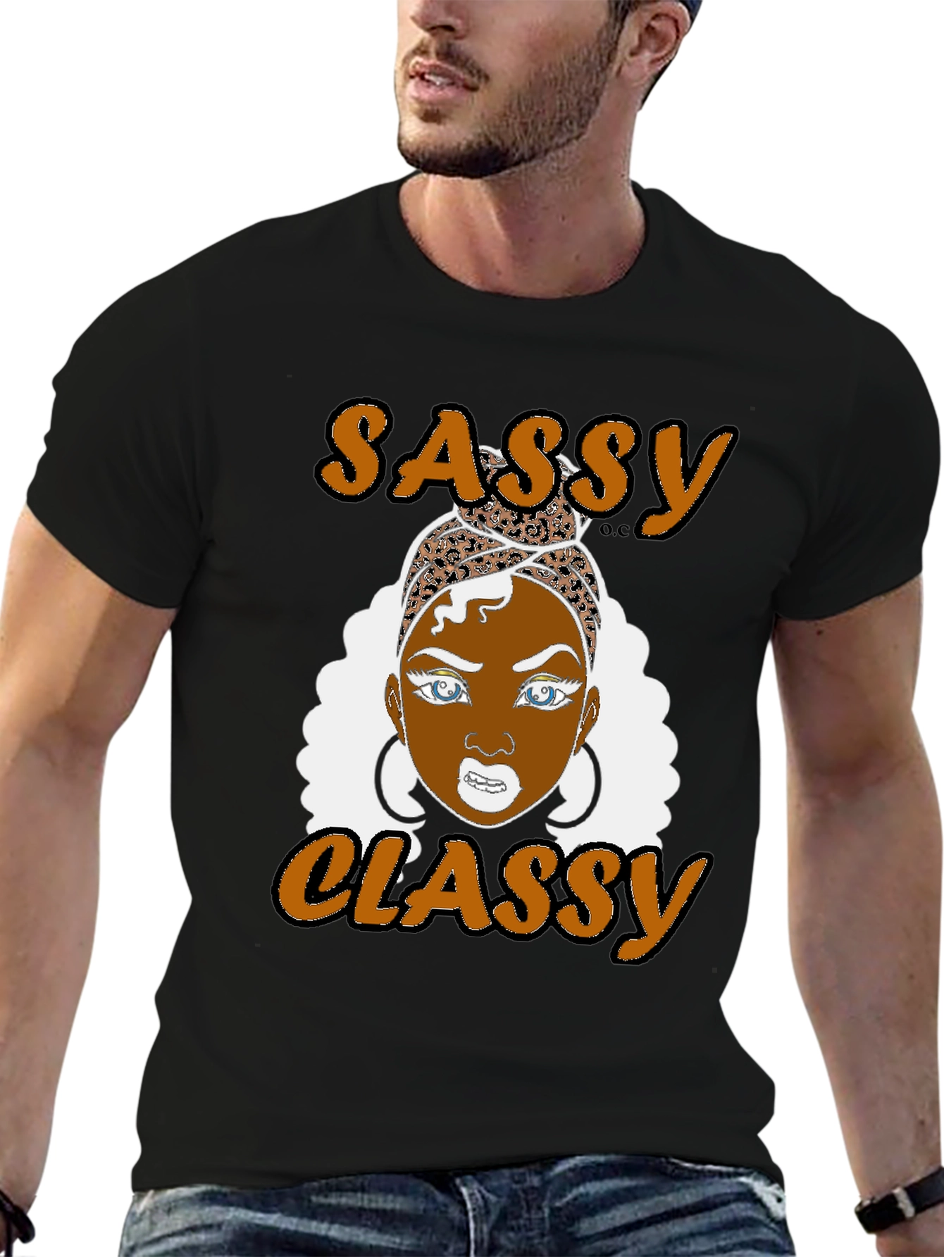 Sassy Classy Graphic T-Shirt - Black