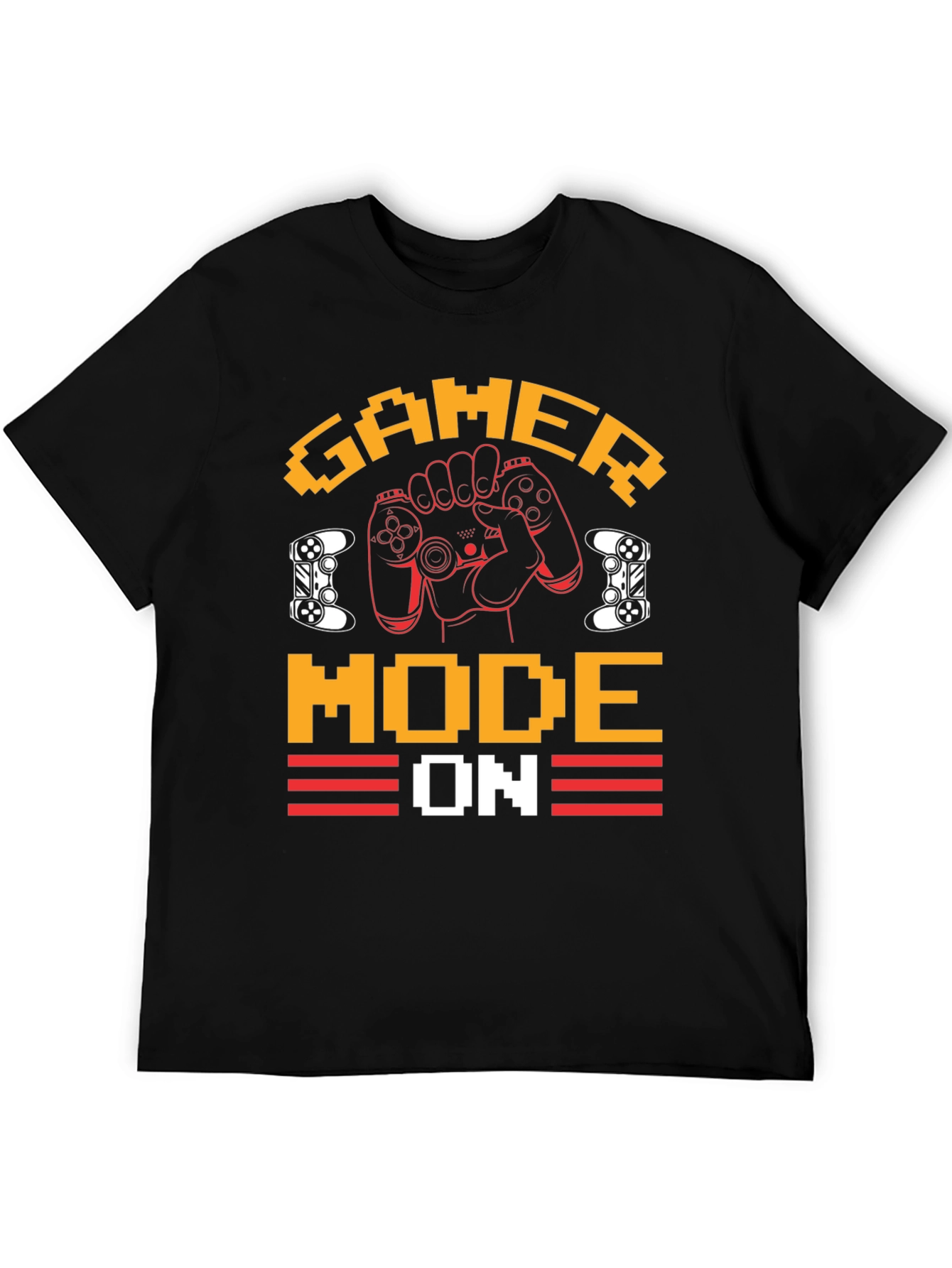 Gamer Mode On Pixelated T-Shirt