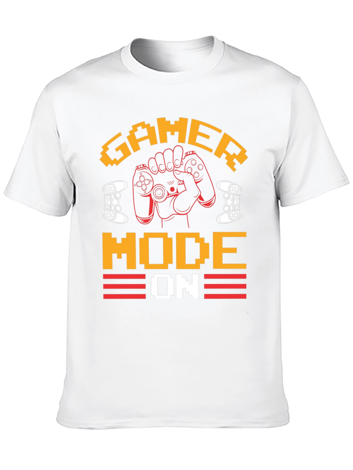 Gamer Mode On Pixelated T-Shirt