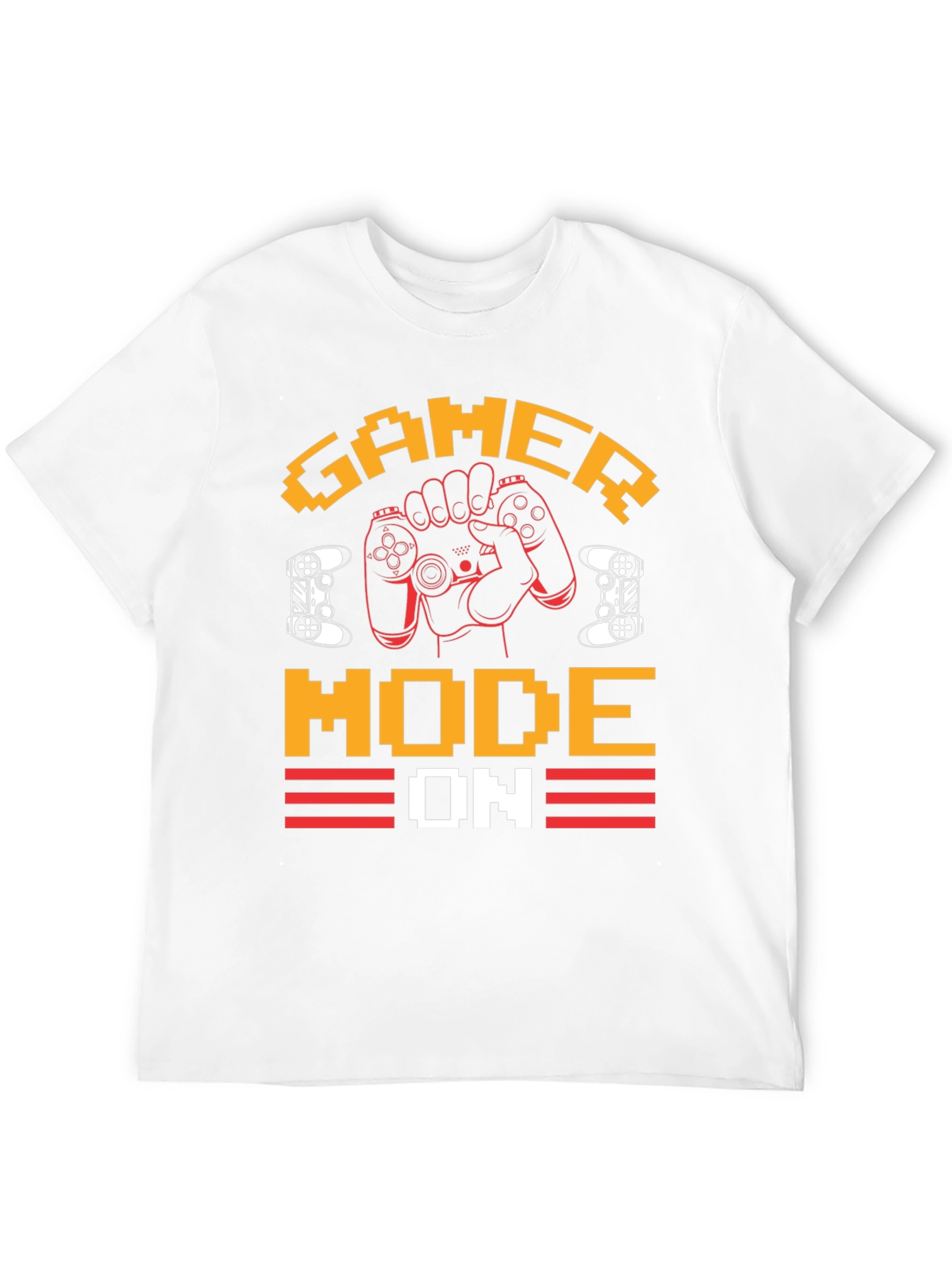 Gamer Mode On Pixelated T-Shirt