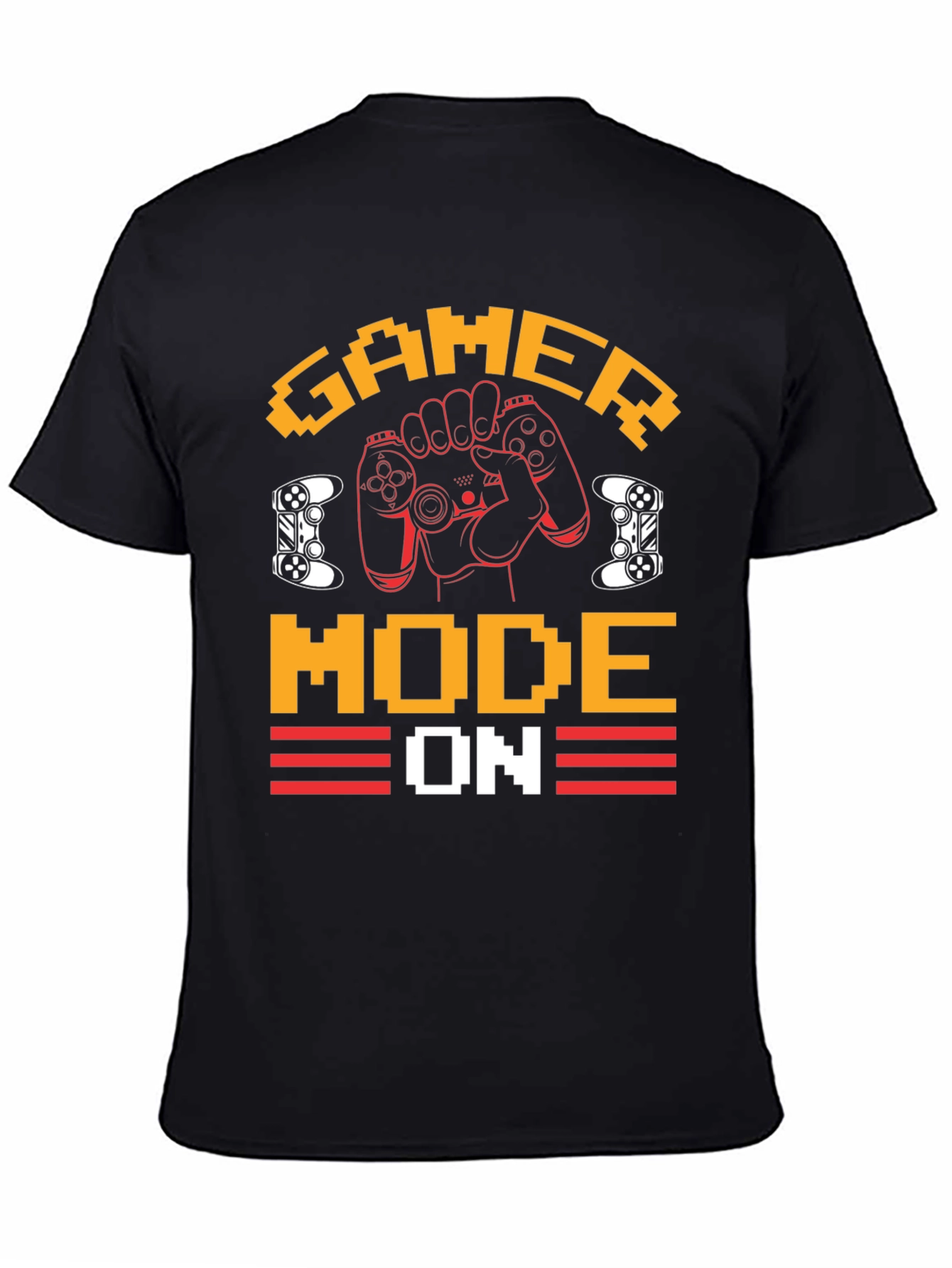 Gamer Mode On Pixelated T-Shirt