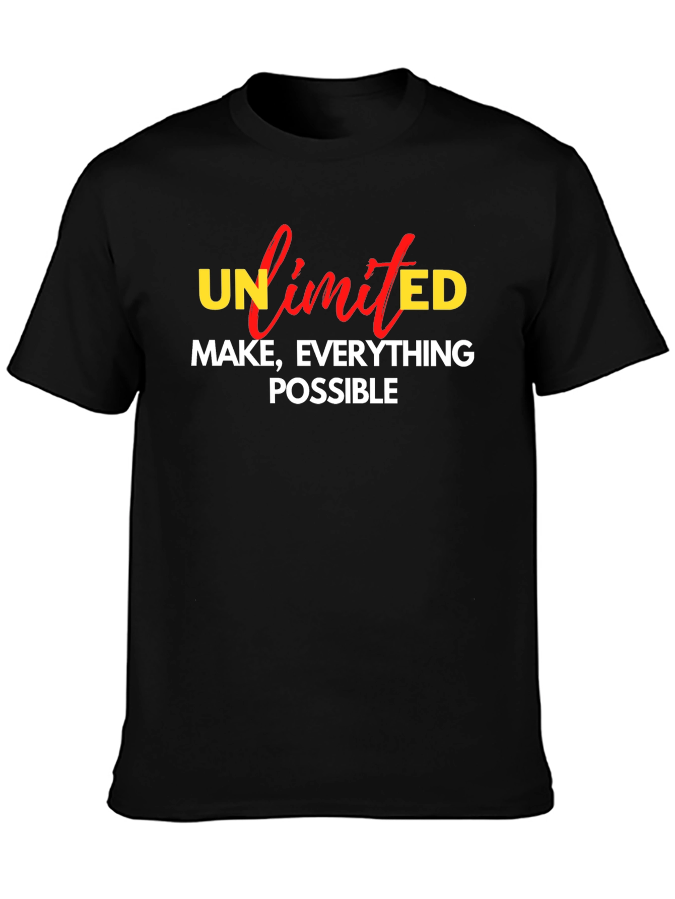 Unlimited Possibilities Graphic Tee - Black
