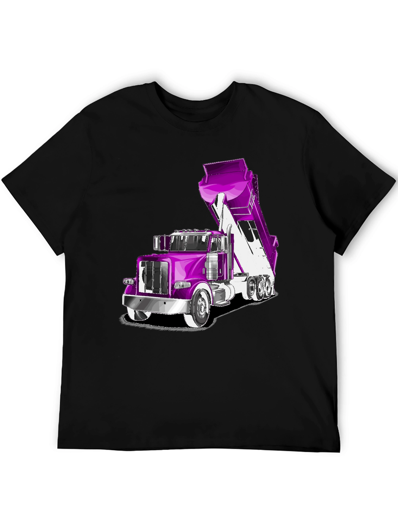 Truck Graphic T-Shirt - Black