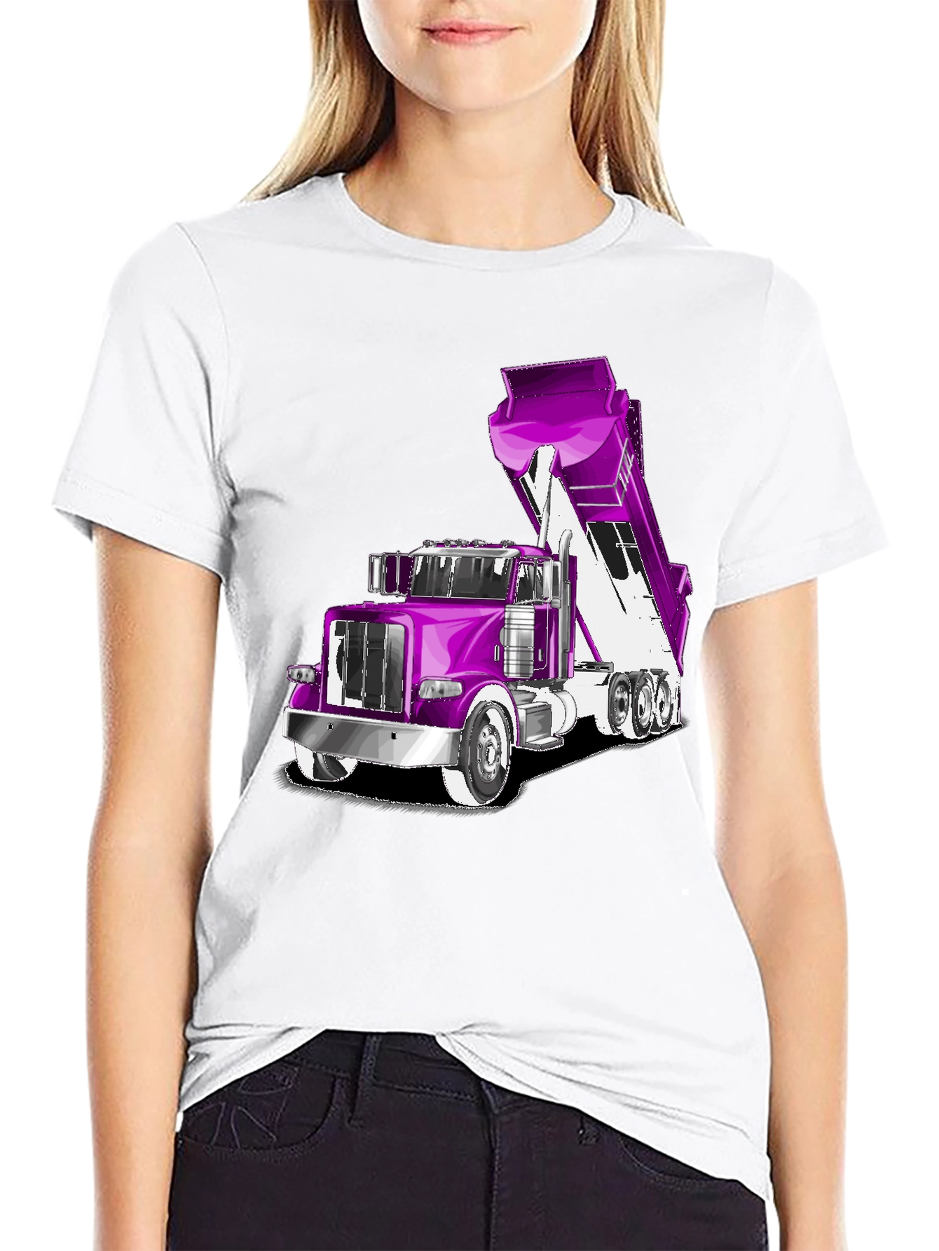 Truck Graphic T-Shirt - Black