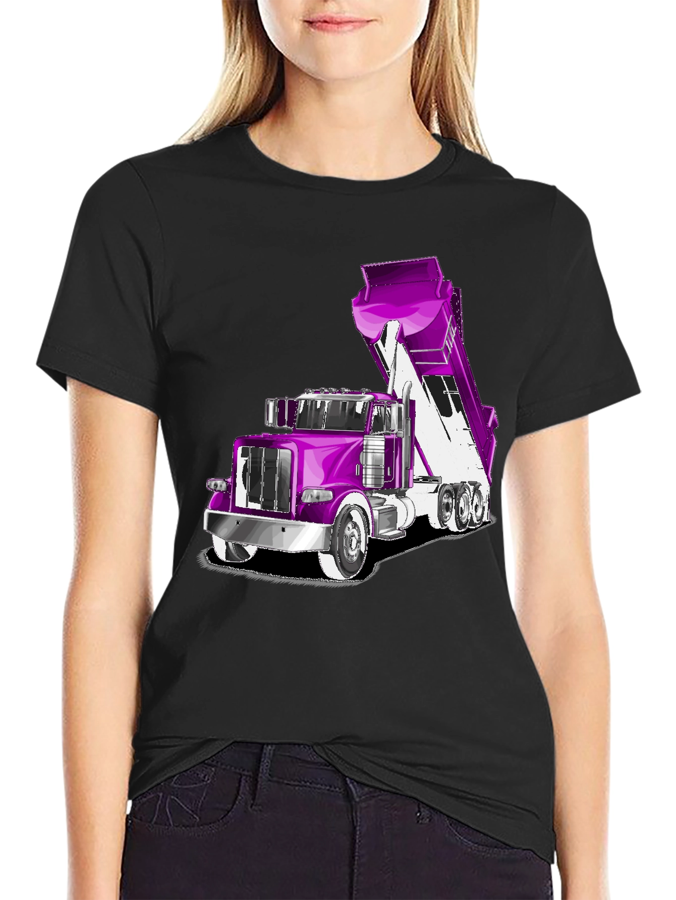 Truck Graphic T-Shirt - Black