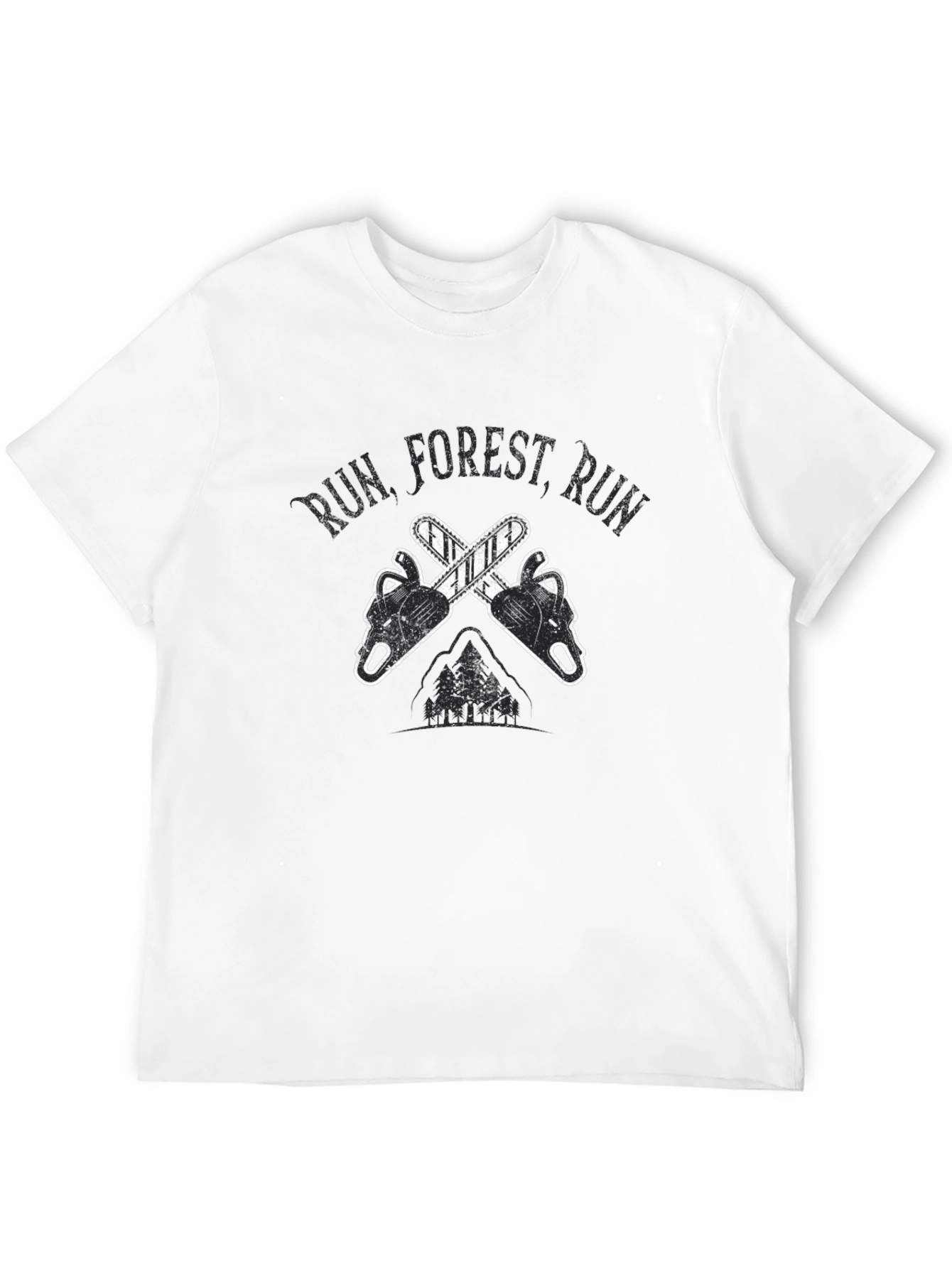 Run Forest Run Chainsaw T-Shirt