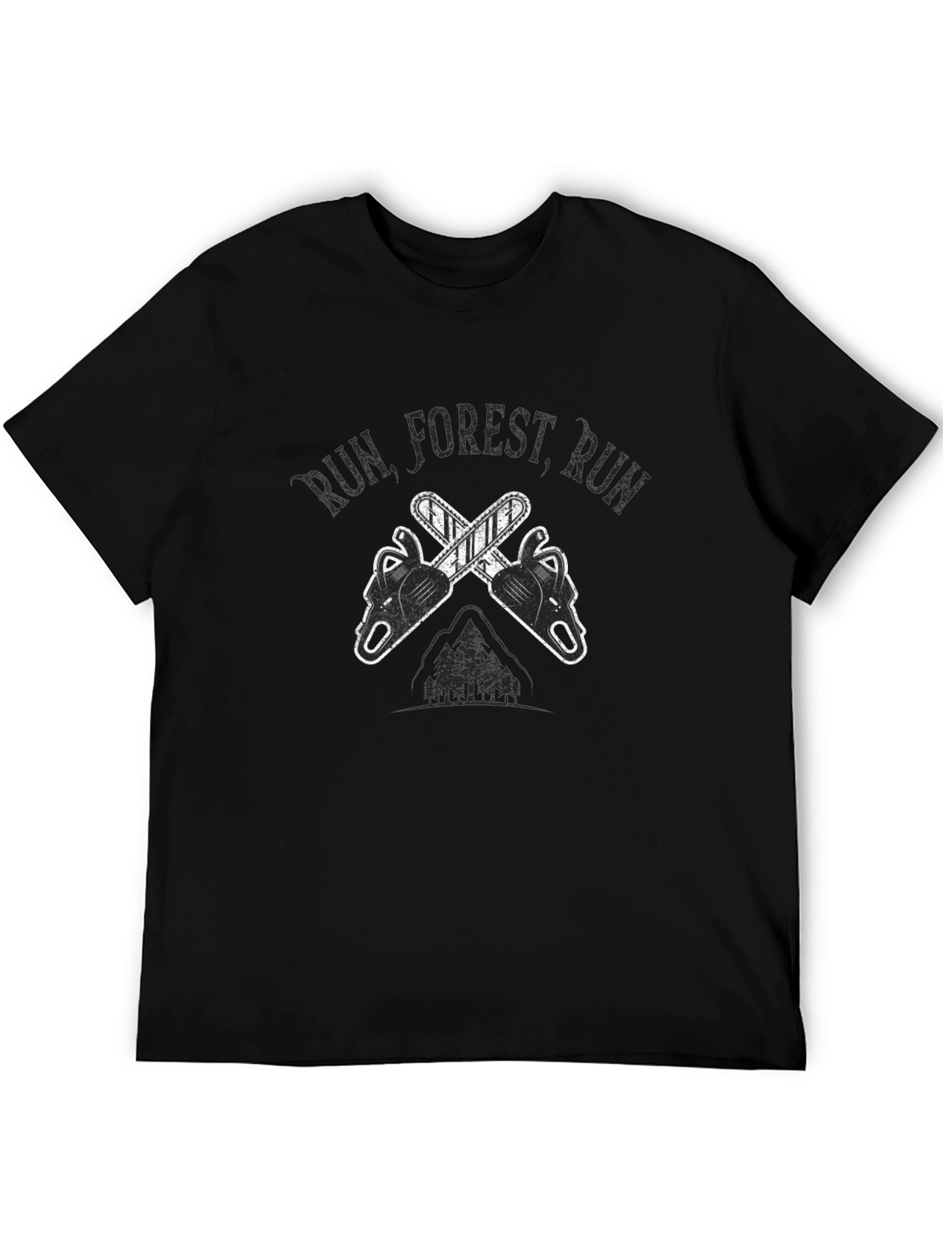 Run Forest Run Chainsaw T-Shirt