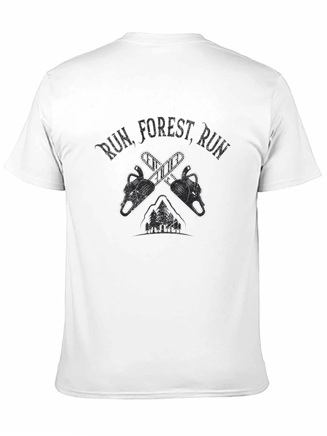 Run Forest Run Chainsaw T-Shirt
