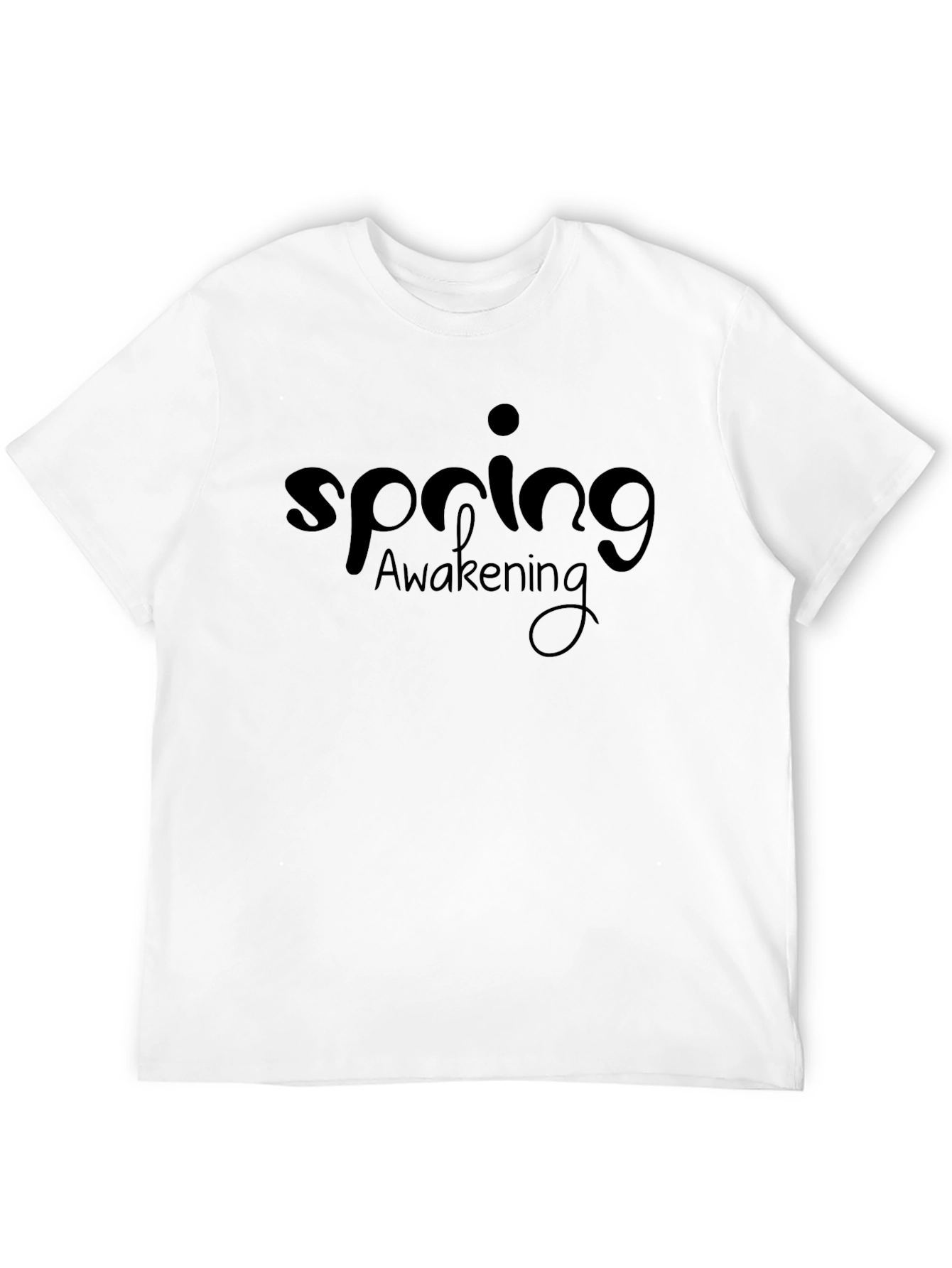 Spring Awakening Black T-Shirt