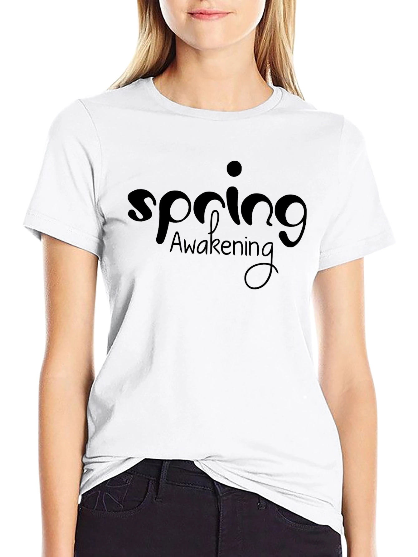 Spring Awakening Black T-Shirt