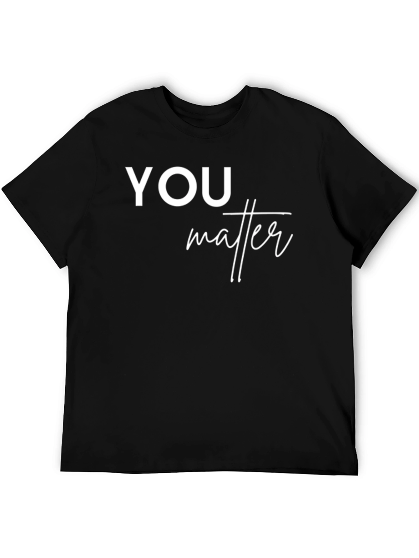 You Matter Black Graphic Tee