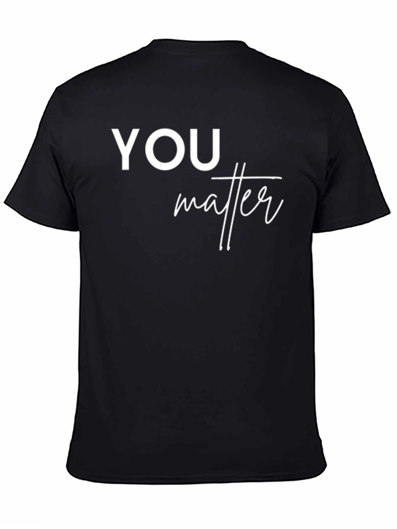 You Matter Black Graphic Tee