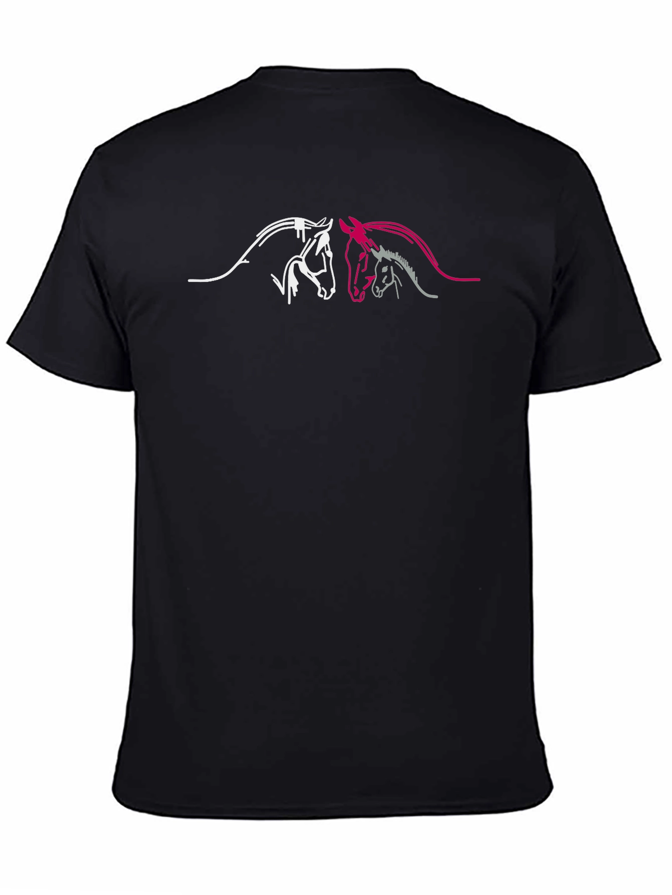 Horse Lovers Black T-Shirt