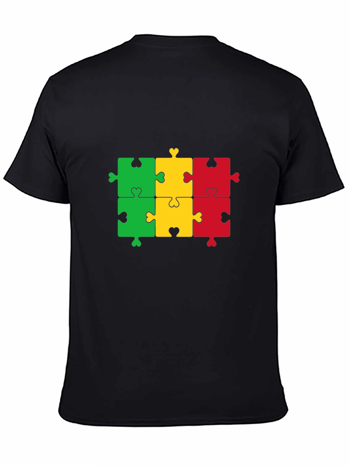 Puzzle Piece T-Shirt - Black