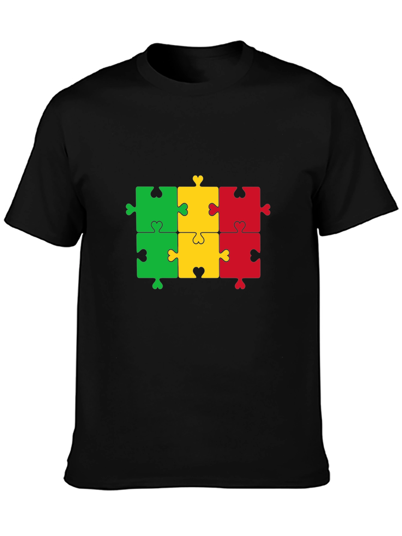 Puzzle Piece T-Shirt - Black