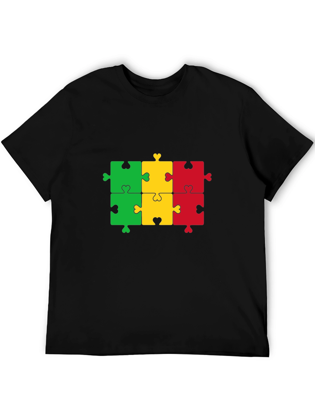 Puzzle Piece T-Shirt - Black