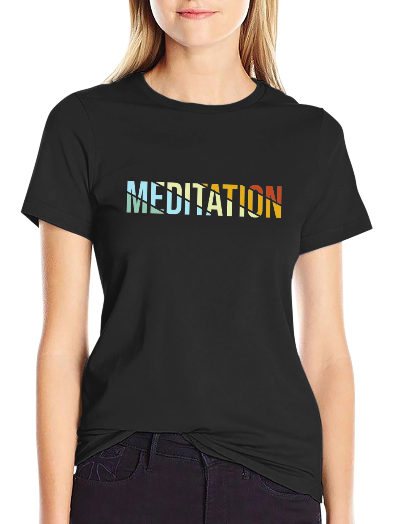 Meditation T-Shirt Stylish Graphic Tee