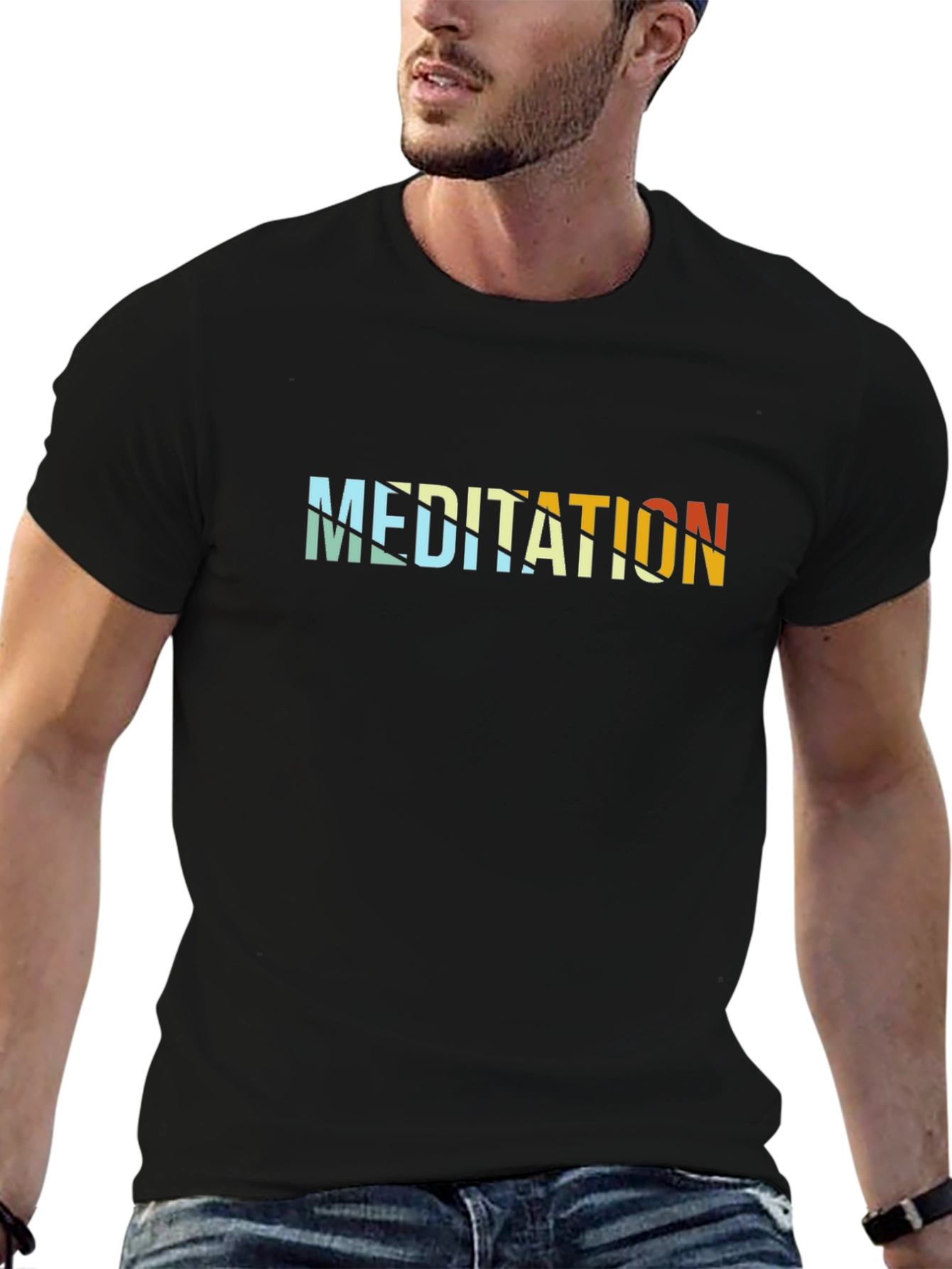 Meditation T-Shirt Stylish Graphic Tee