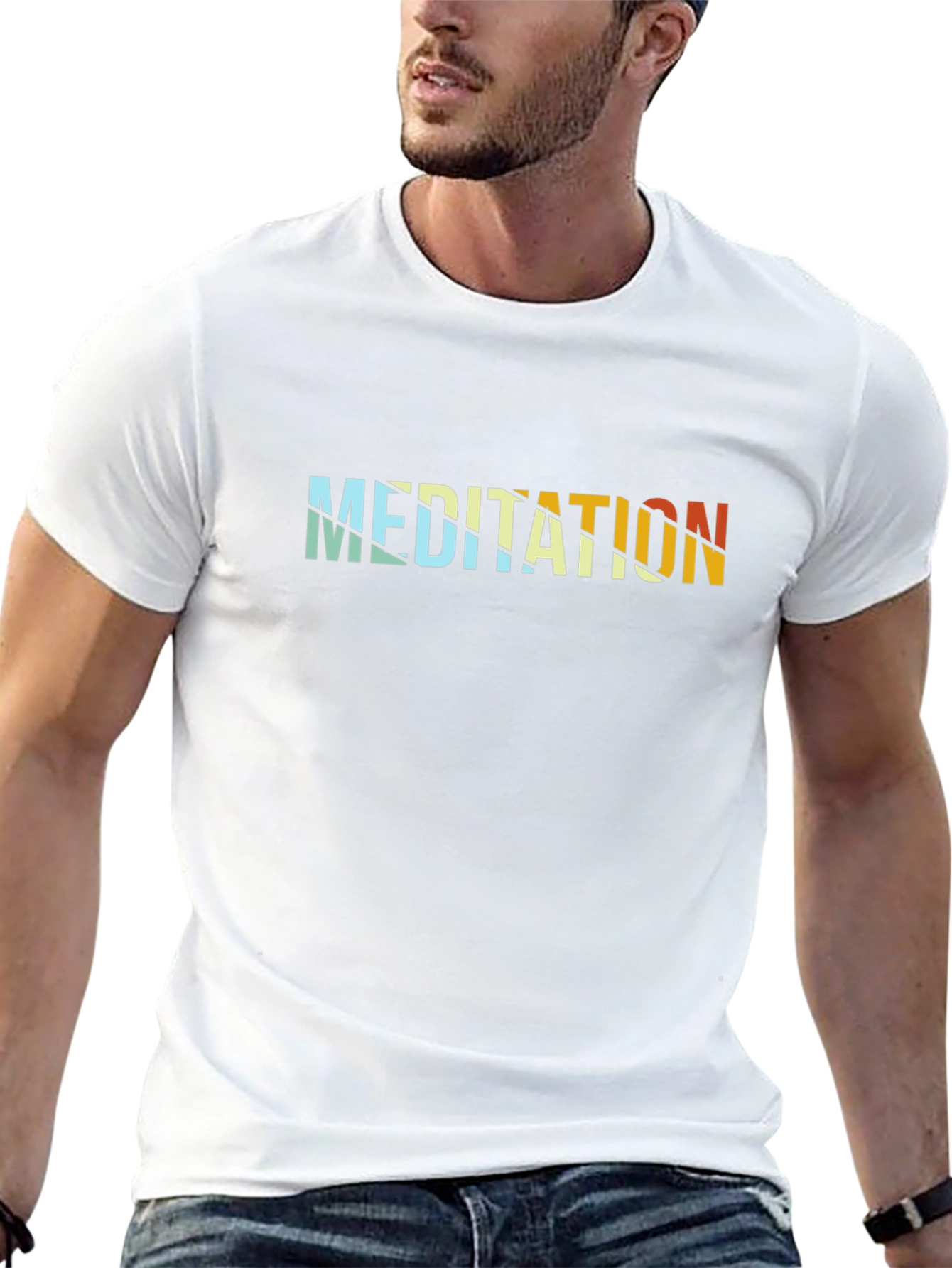 Meditation T-Shirt Stylish Graphic Tee