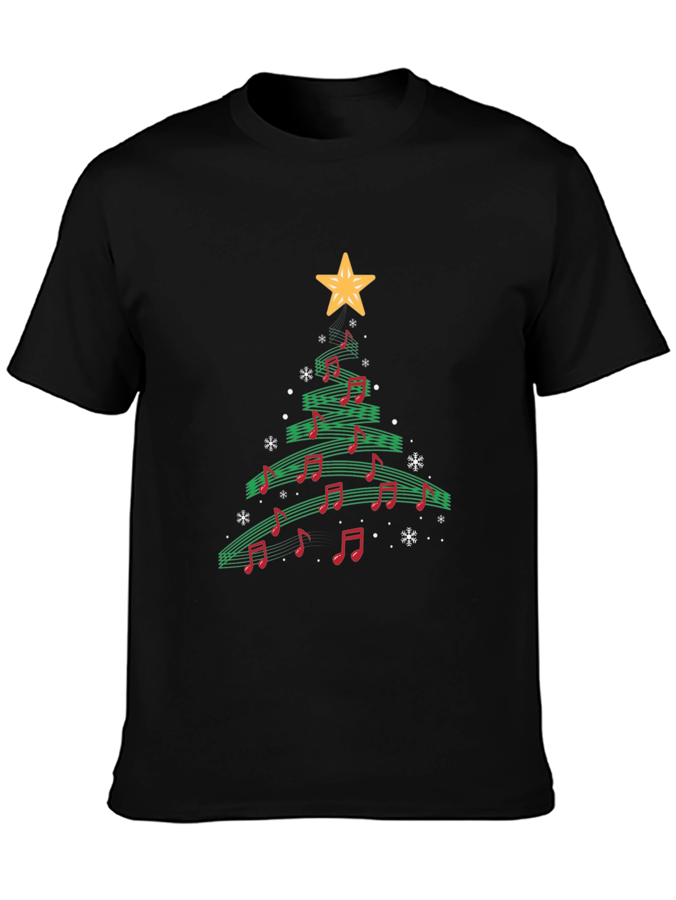 Christmas Music Tree T-Shirt