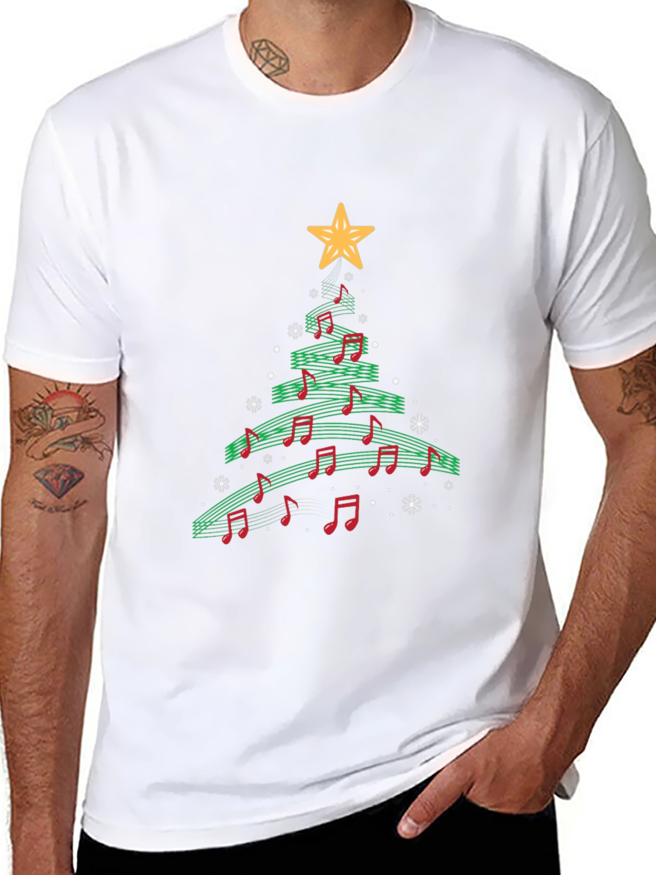 Christmas Music Tree T-Shirt