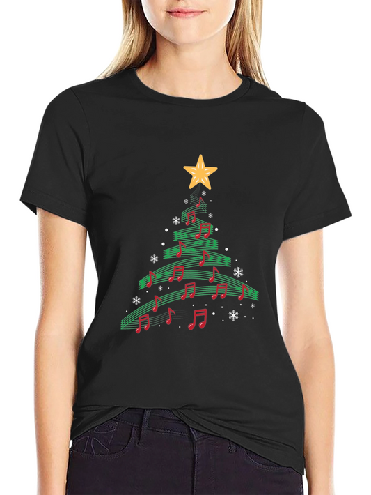 Christmas Music Tree T-Shirt