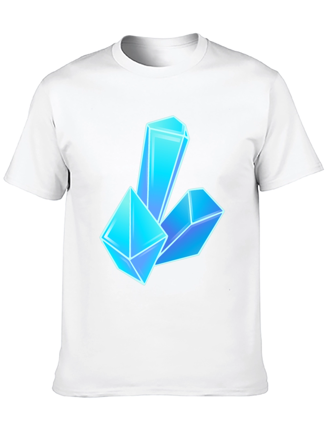 Crystal Gem Graphic Tee - Black Unisex T-Shirt