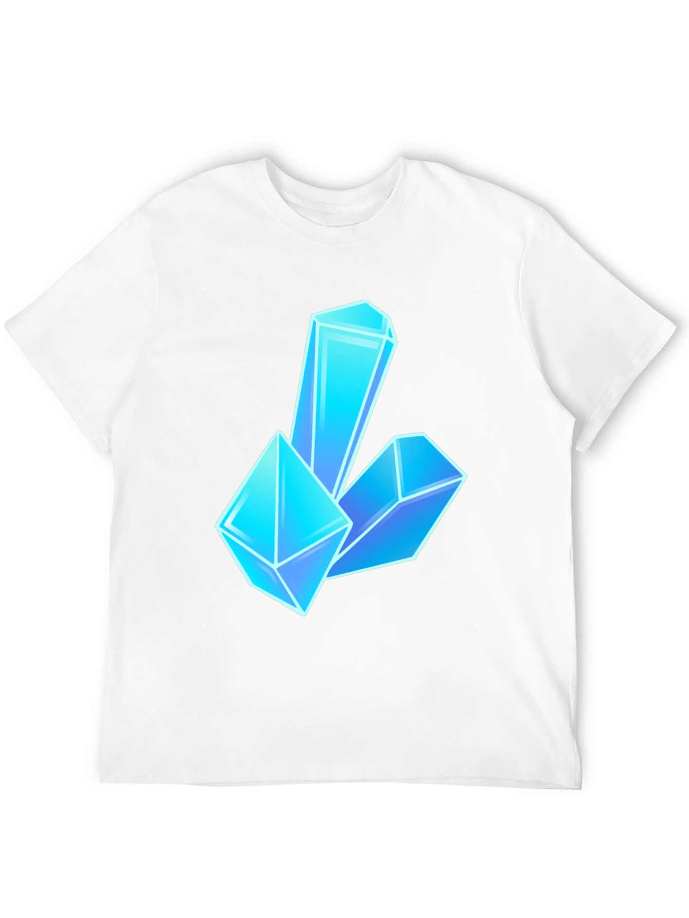 Crystal Gem Graphic Tee - Black Unisex T-Shirt