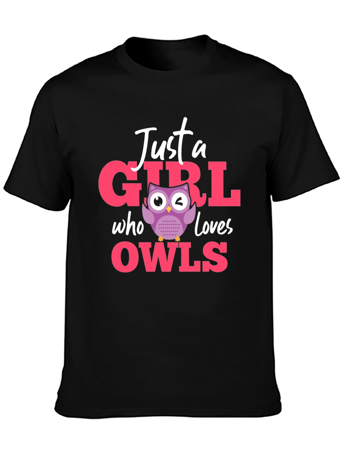 Just a Girl Who Loves Owls T-Shirt