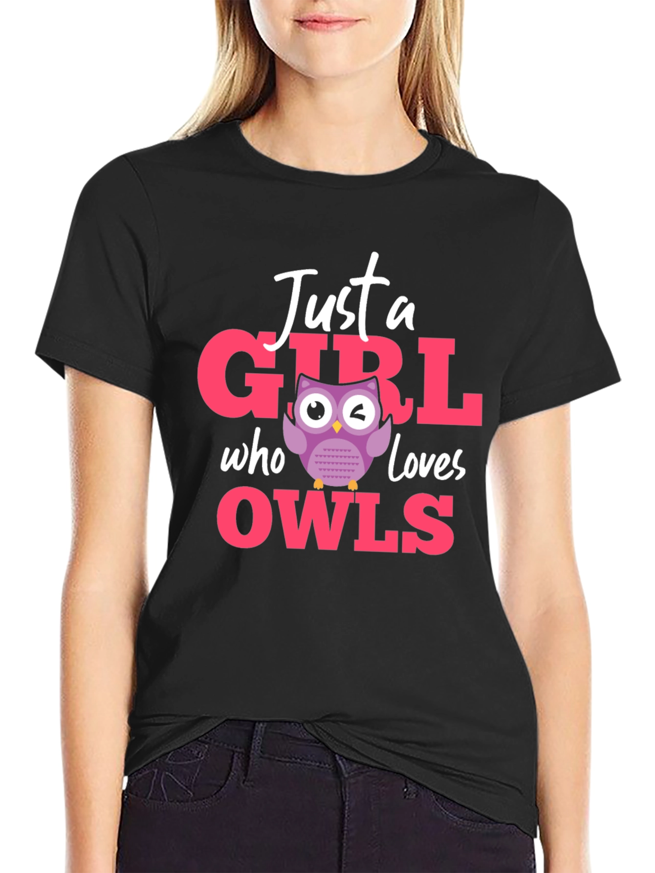 Just a Girl Who Loves Owls T-Shirt