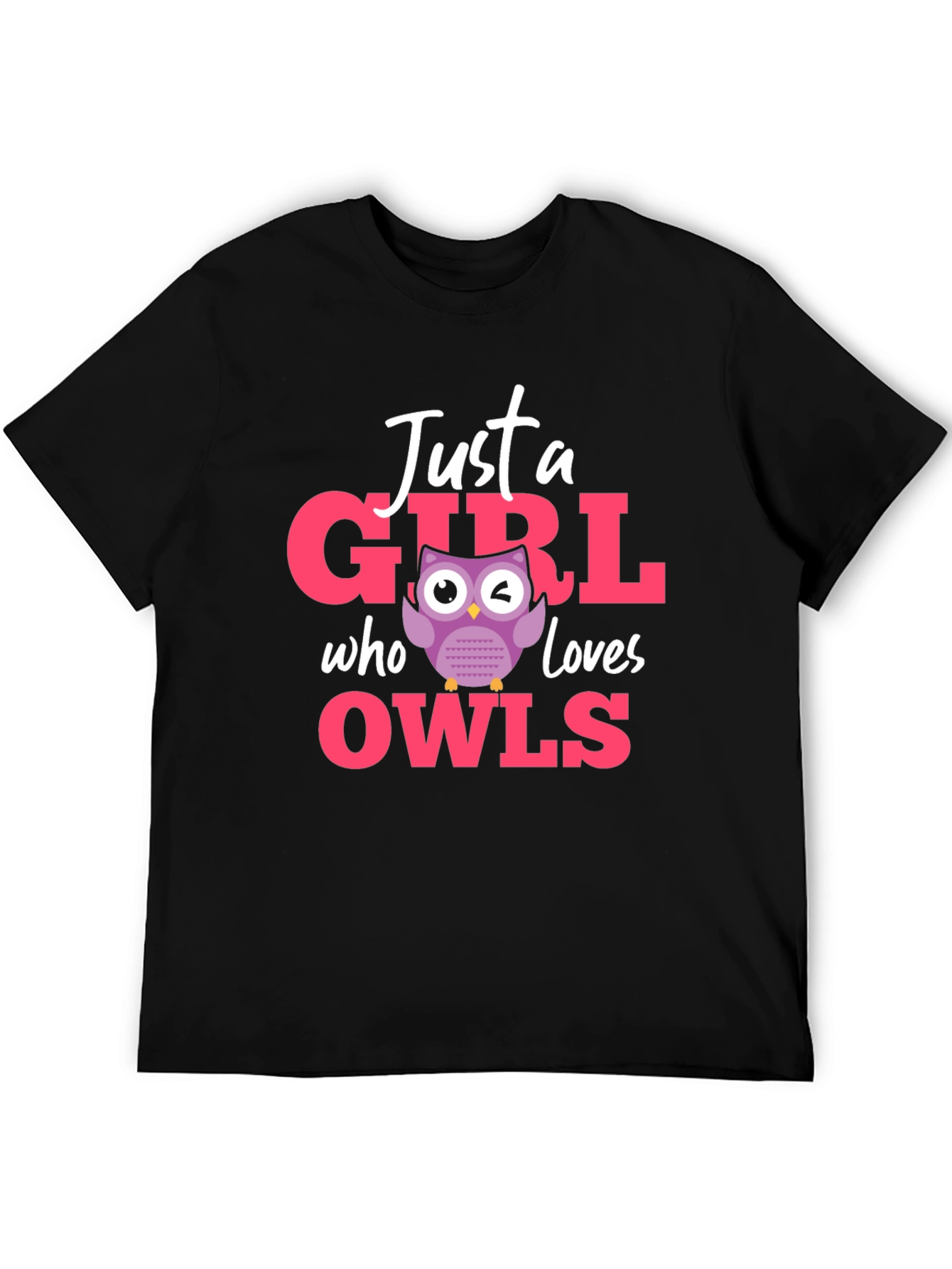 Just a Girl Who Loves Owls T-Shirt