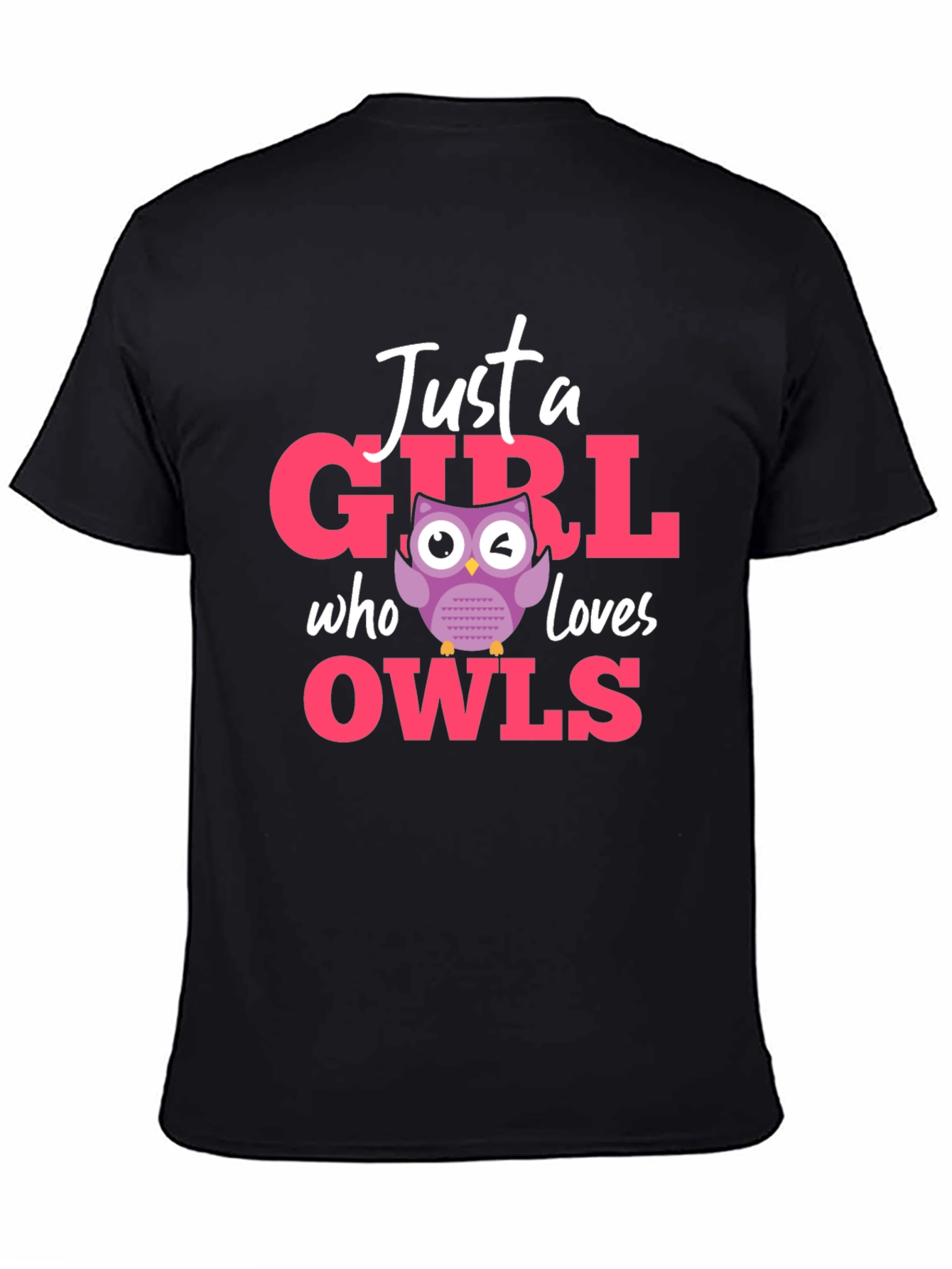 Just a Girl Who Loves Owls T-Shirt