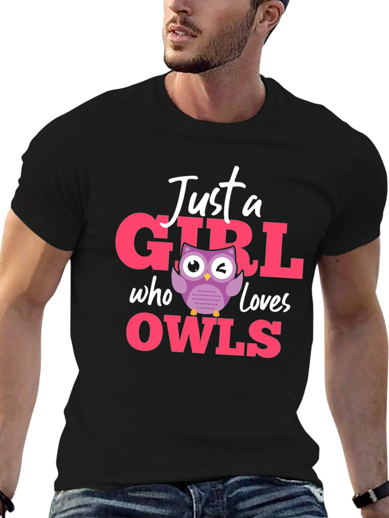 Just a Girl Who Loves Owls T-Shirt