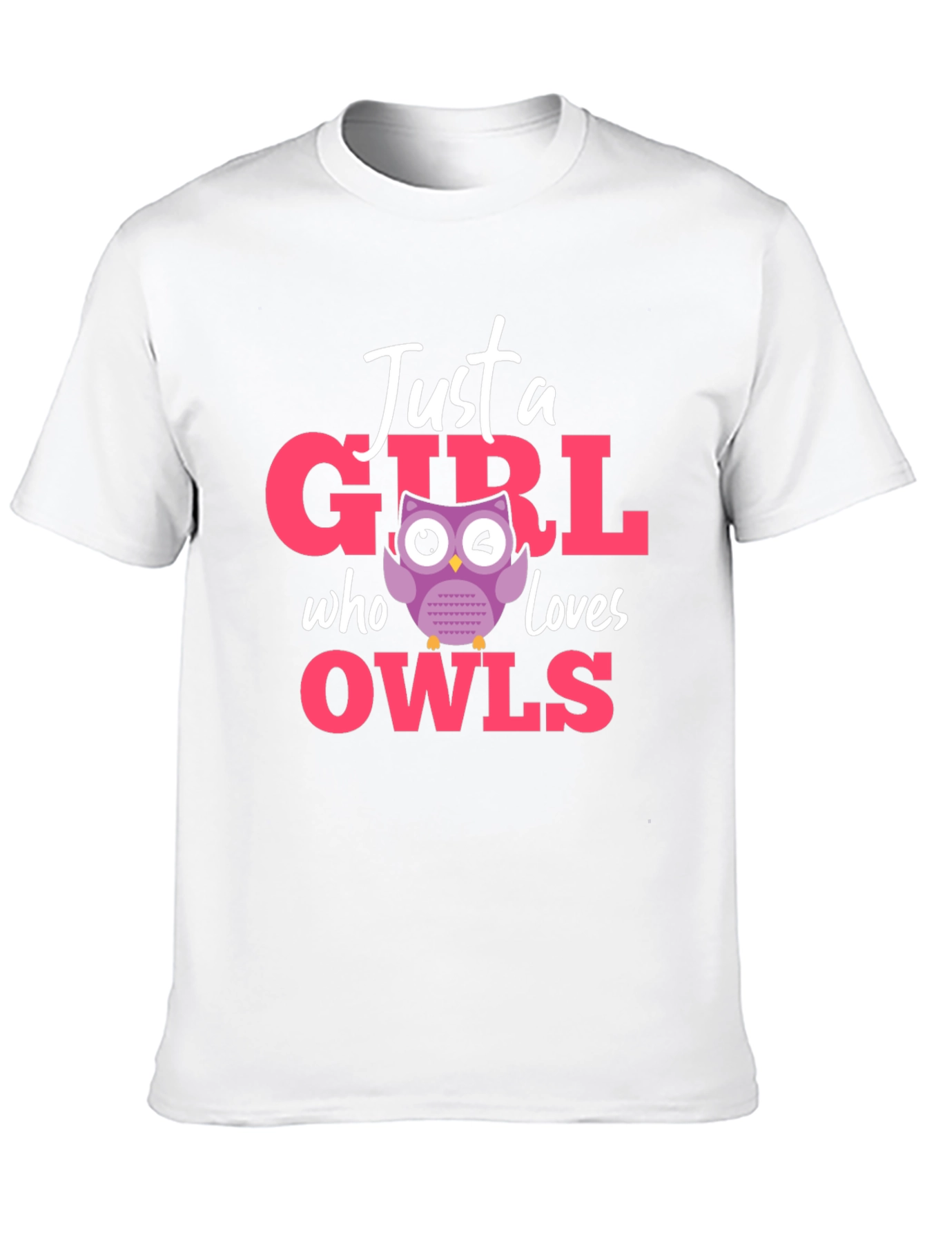 Just a Girl Who Loves Owls T-Shirt