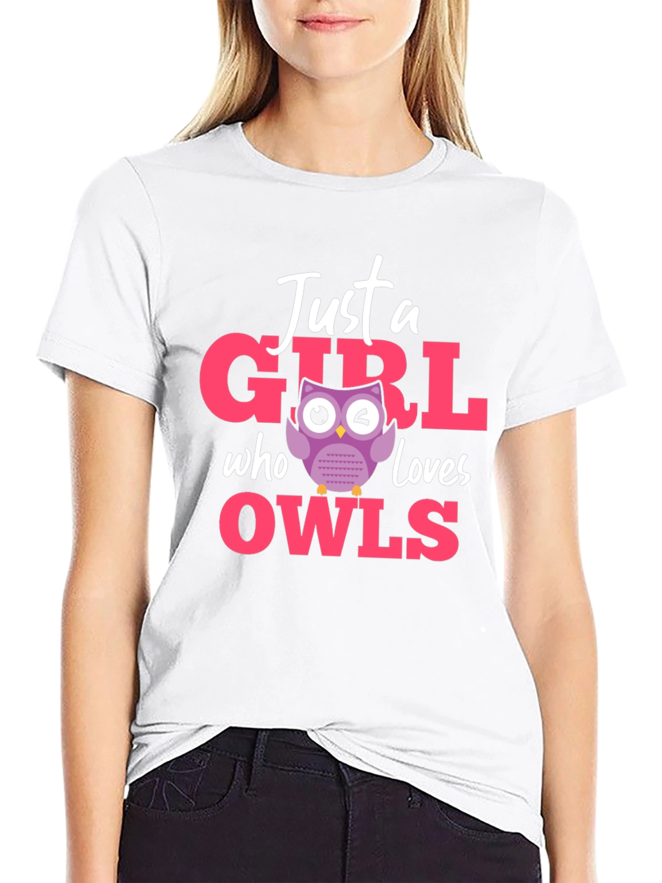 Just a Girl Who Loves Owls T-Shirt
