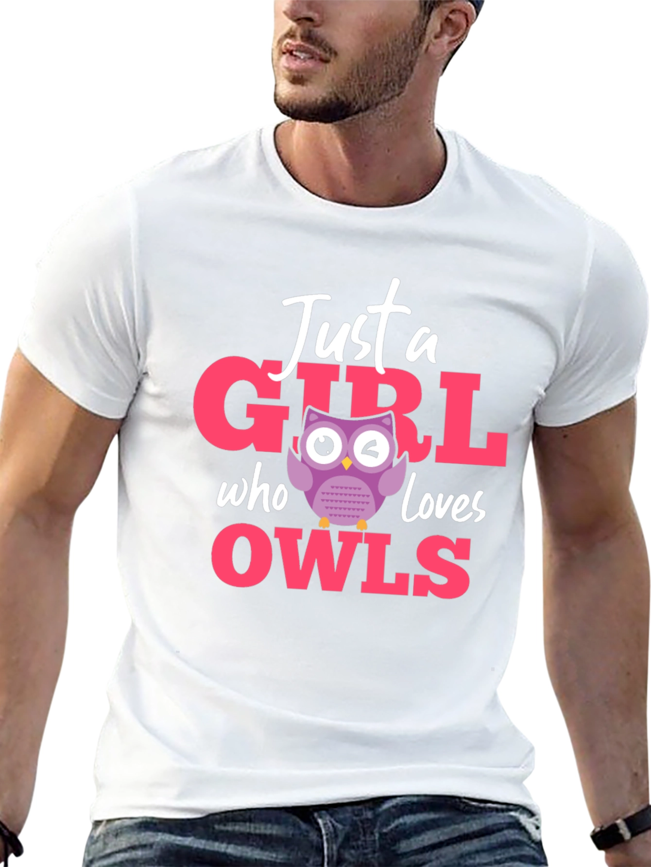Just a Girl Who Loves Owls T-Shirt