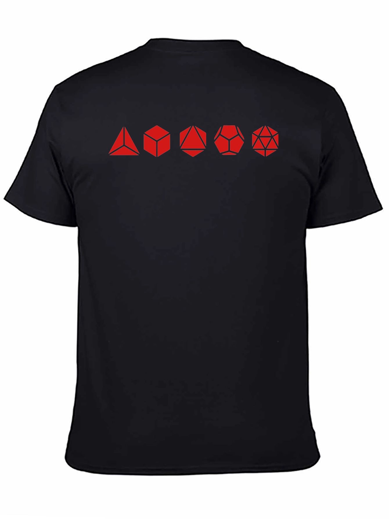 D&D Dice Set Black Graphic Tee