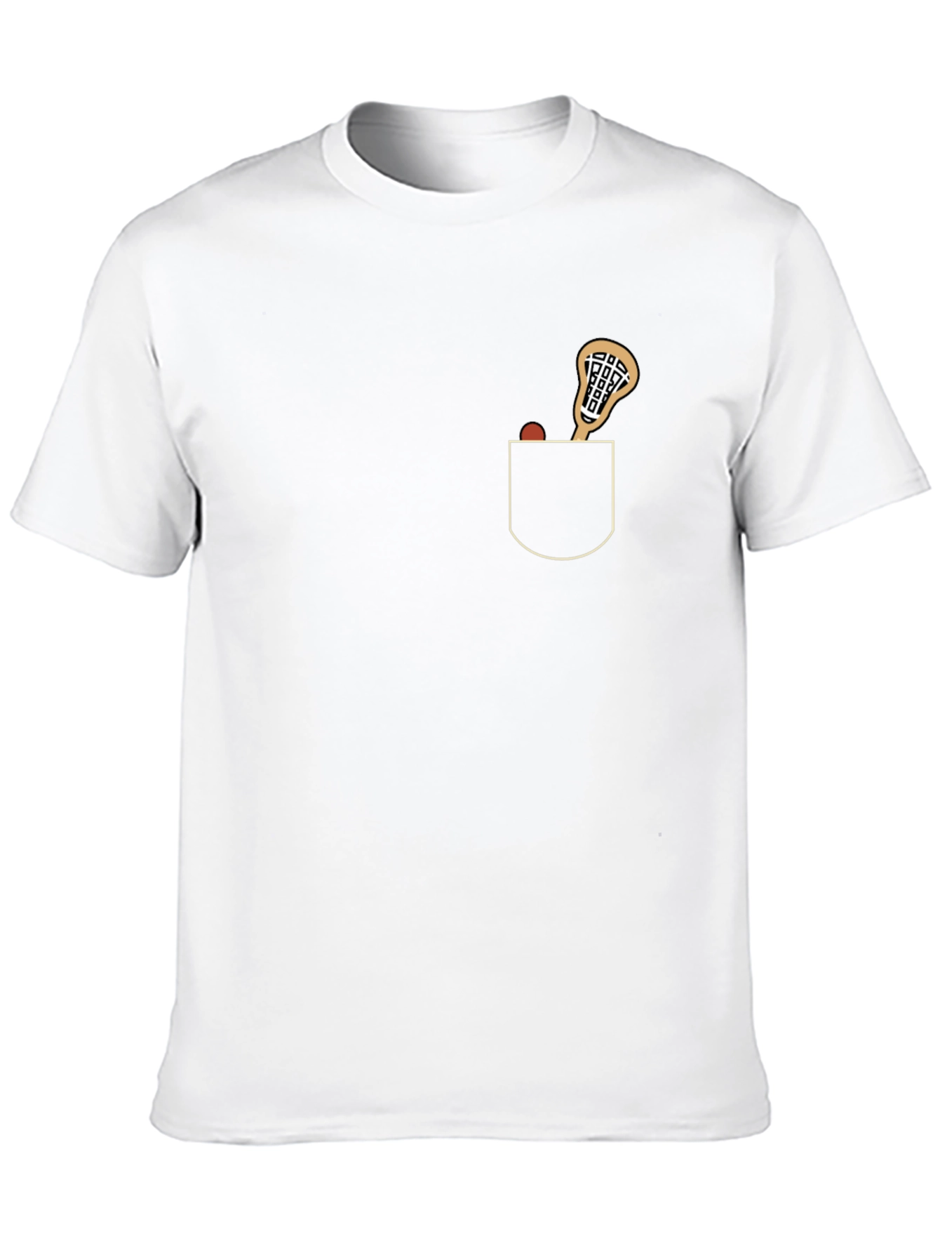 Lacrosse Pocket Graphic Tee - Cool Casual Style